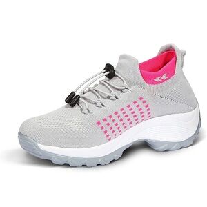 👟 Comfort Wear Non-Slip Healthcare Worker Ortho Stretch Cushion Shoes 39.5 (8)